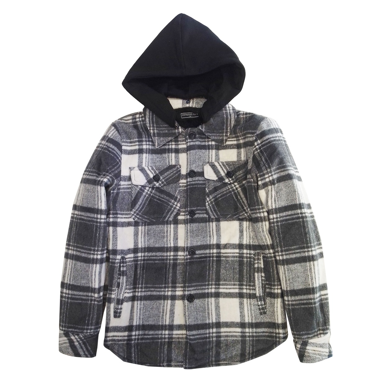 Chamarra Franela Con Gorro Ligero Para Hombre Giovanni Gali