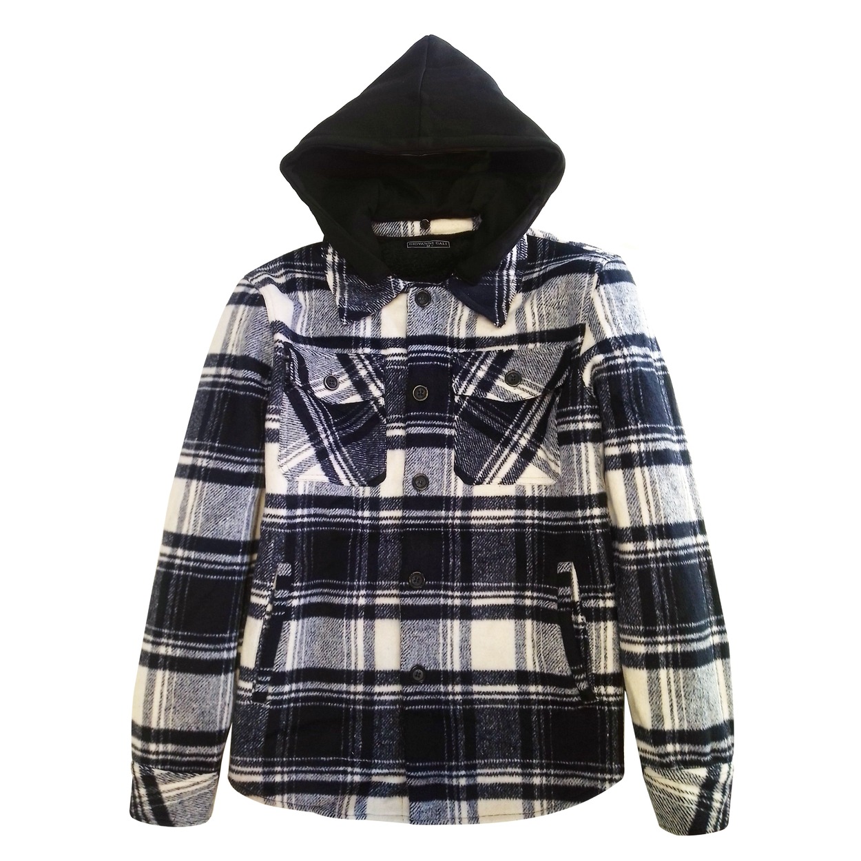 Chamarra Franela Con Gorro Ligero Para Hombre Giovanni Gali