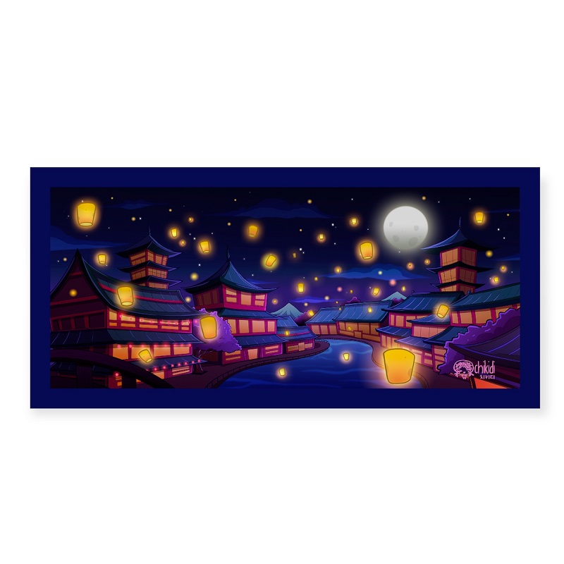 Lienzo Decorativo Festival de Linternas