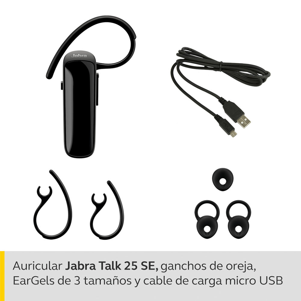 Jabra Talk 25 SE Negro Mono Oral