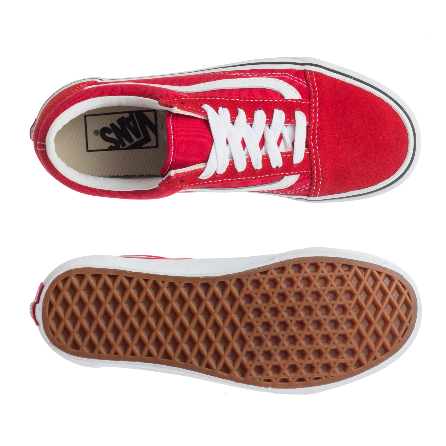 Tenis Vans Old Skool - 4BV5JV6 - Rojo - Unisex 