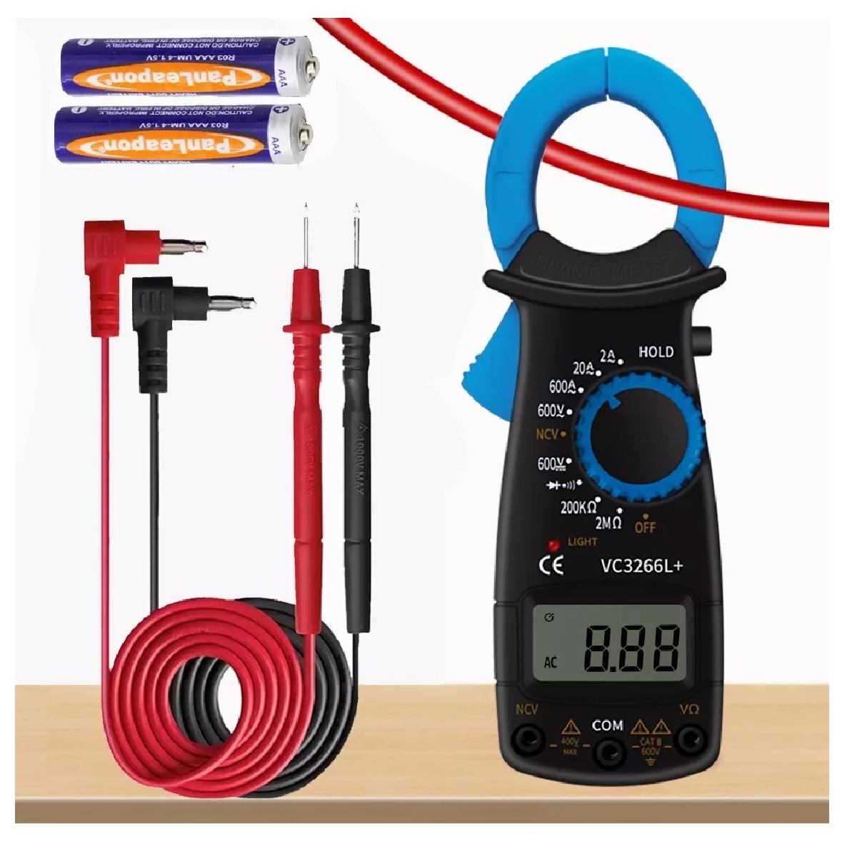 Multimetro Professional Digital Lcd Portátil Ac/dc Pinza