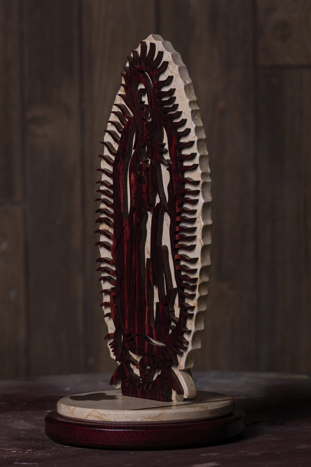 Escultura Virgen de Guadalupe - Corte Laser