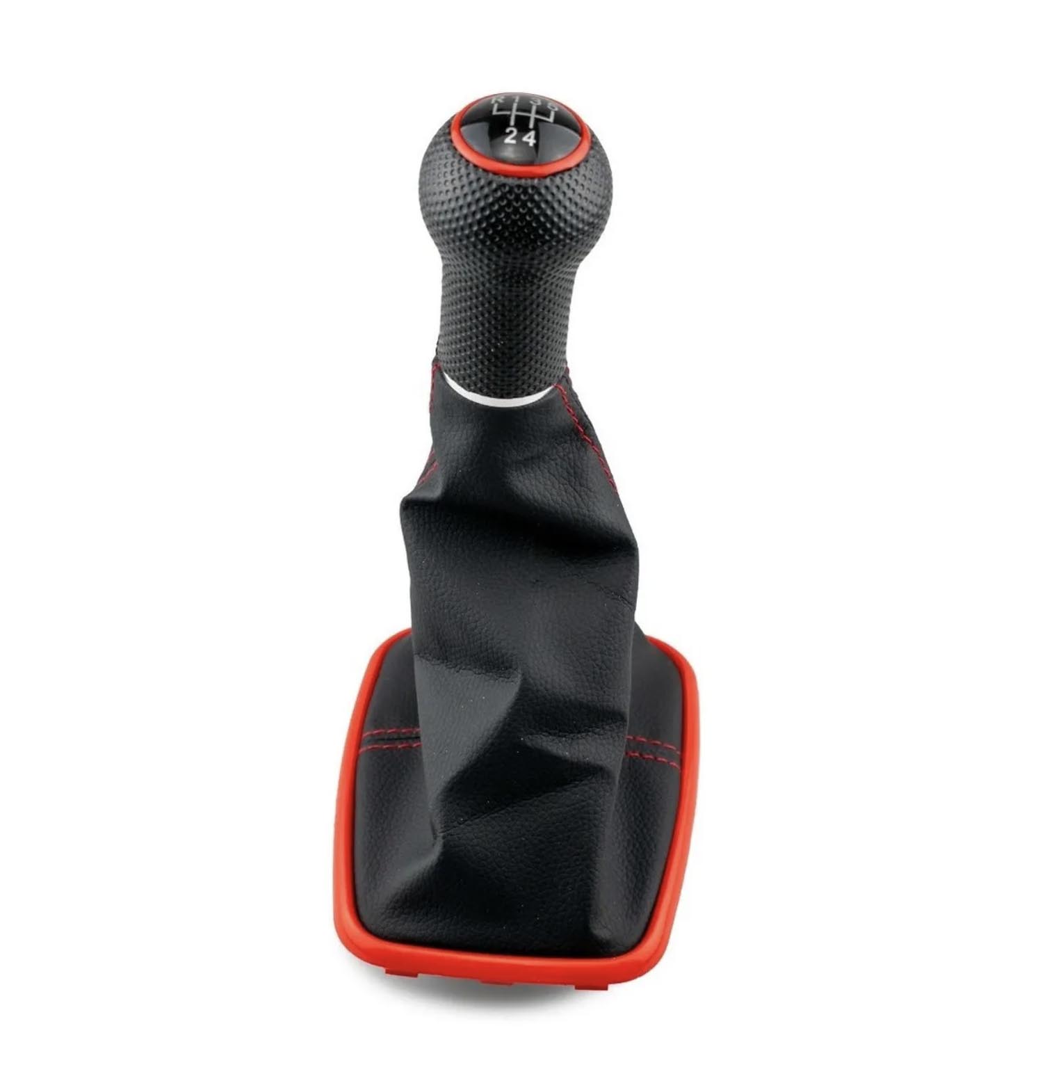 Palanca Pomo Perilla Para VW Jetta y Golf MK4 / A4 de 5 Vel en Color Rojo