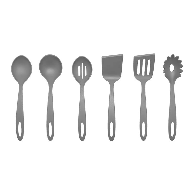 Utensilios Cocina 8 Pzas Linea Premium Acero Juego Nylon