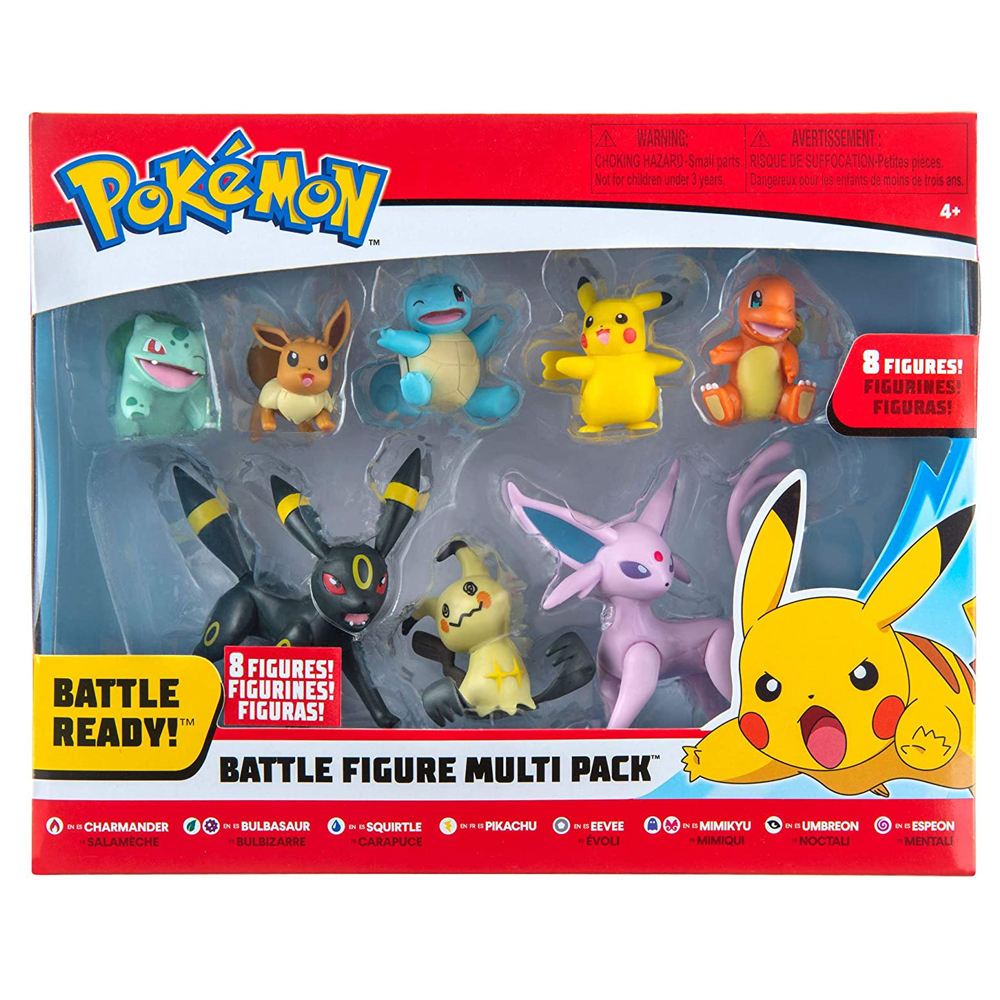 Pokemón Battle Figure Multi Pack 8pz