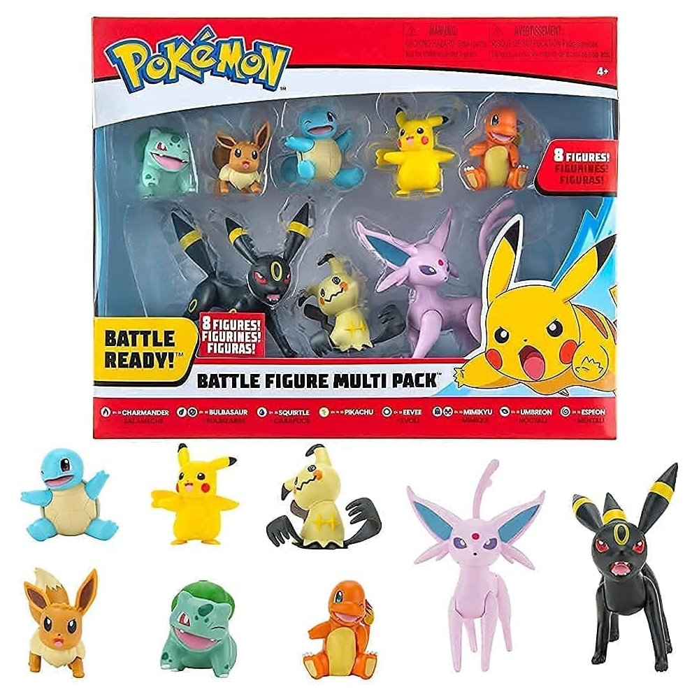 Pokemón Battle Figure Multi Pack 8pz