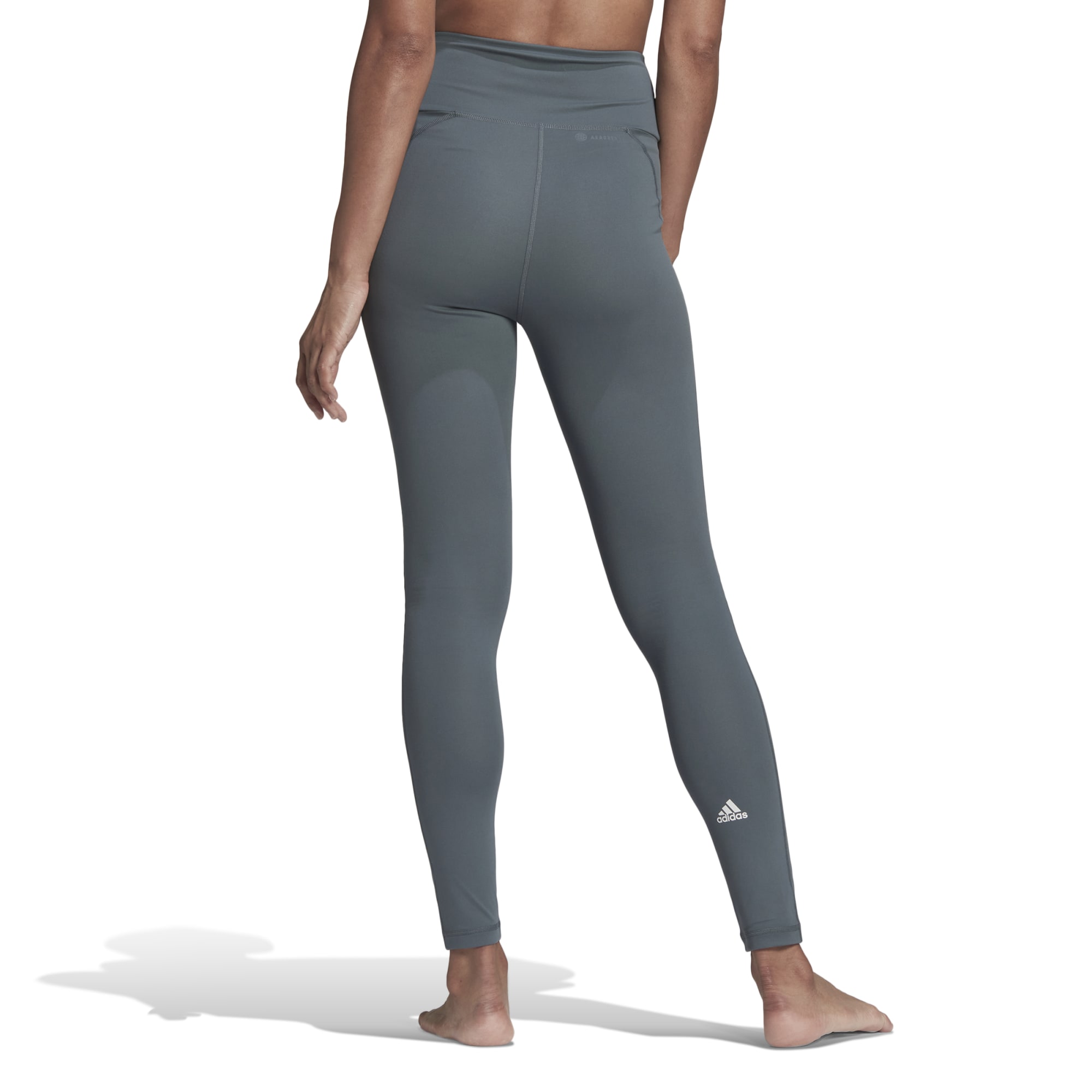 Leggings adidas Yoga Essentials Corte Alto Gris