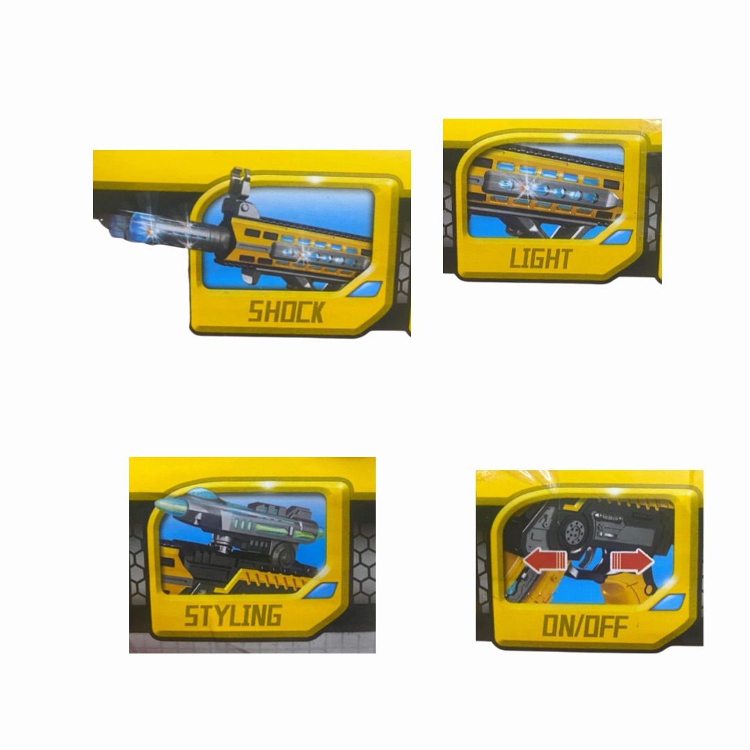 Metralleta De Juguete Con Luz Sonido Y Movimiento Gun Play