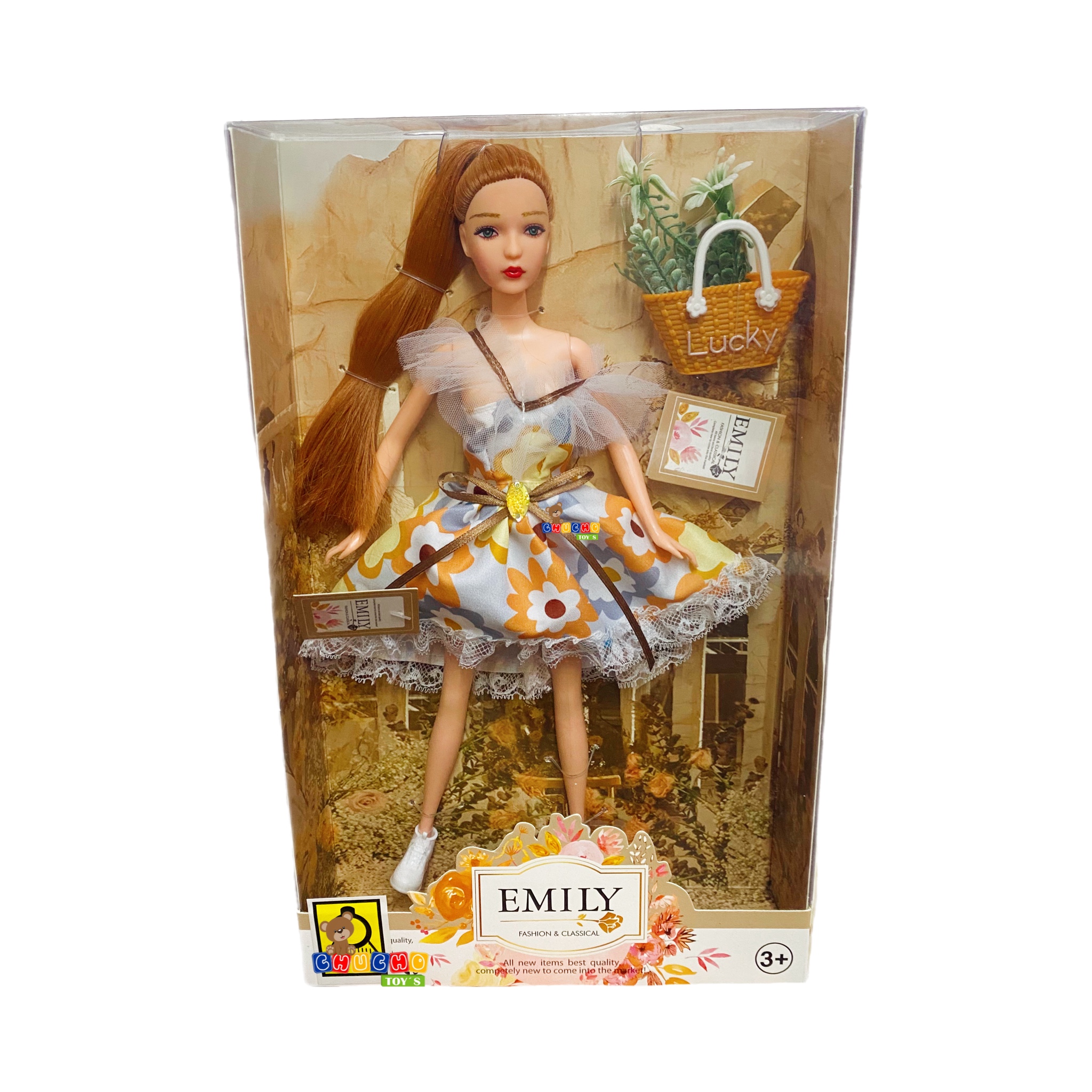 Muñeca Emily Articulada Con Accesorios Fashion Classical