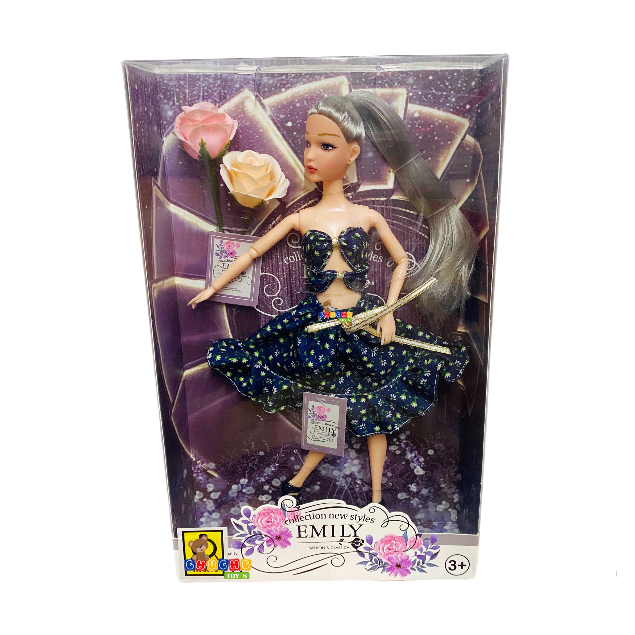 Muñeca Emily Articulada Con Accesorios Fashion Classical