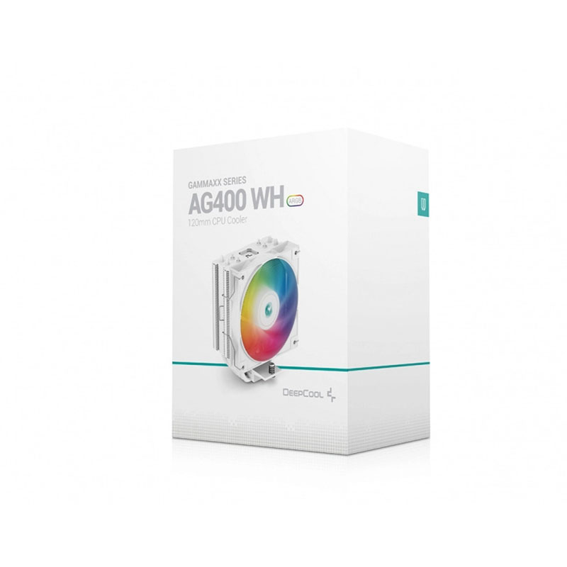 Disipador Deepcool AG400 ARGB AM5/LGA1700 R-AG400-WHANMC-G-2 Blanco 