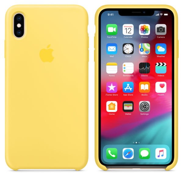 Funda de Silicon iPhone XS Max - Amarillo Canario