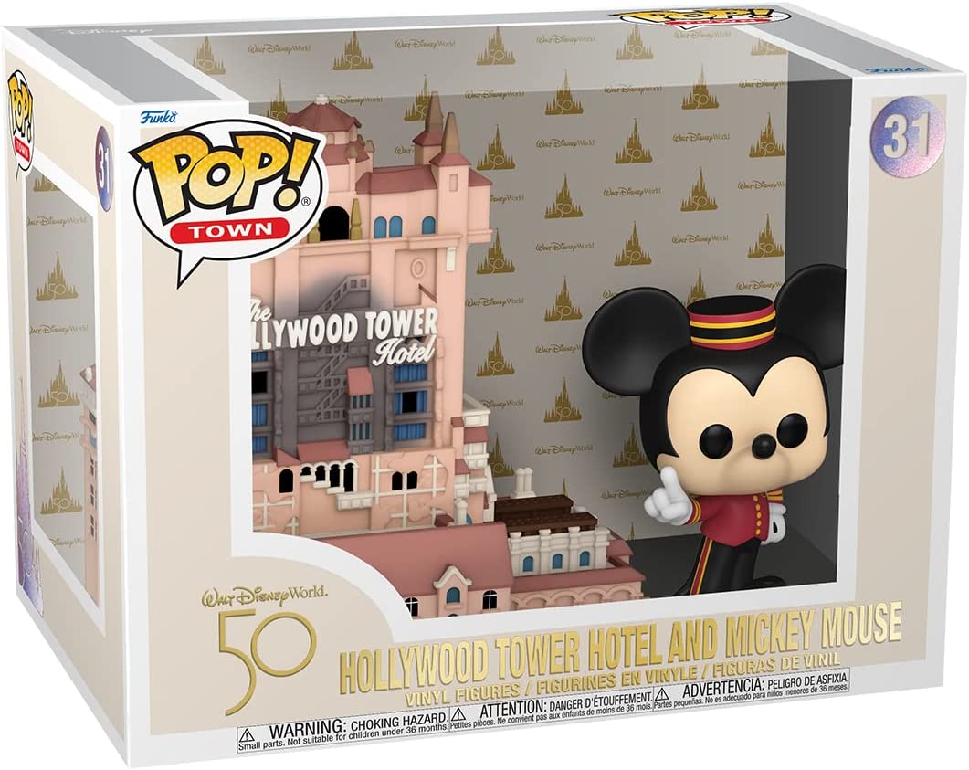 Funko Pop! Town: Walt Disney World 50th Anniversary - Torre del Terror de Mickey