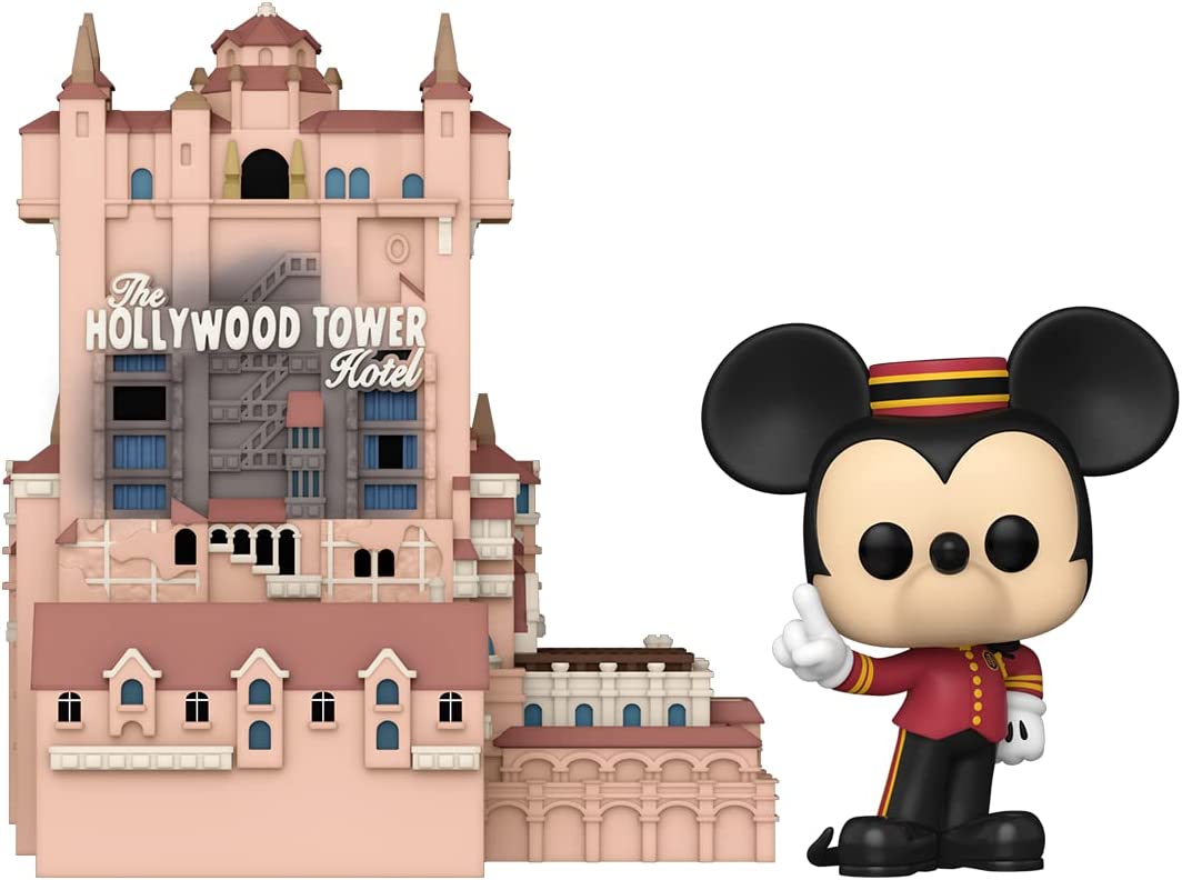 Funko Pop! Town: Walt Disney World 50th Anniversary - Torre del Terror de Mickey