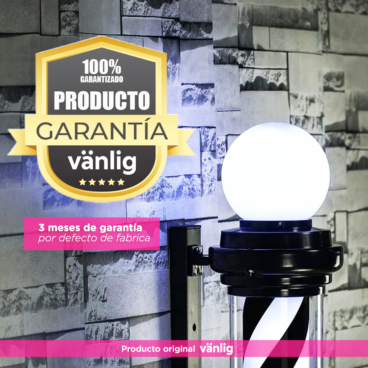 CARAMELO PARA BARBERÍA NEGRO-BLANCO CON BOMBILLA