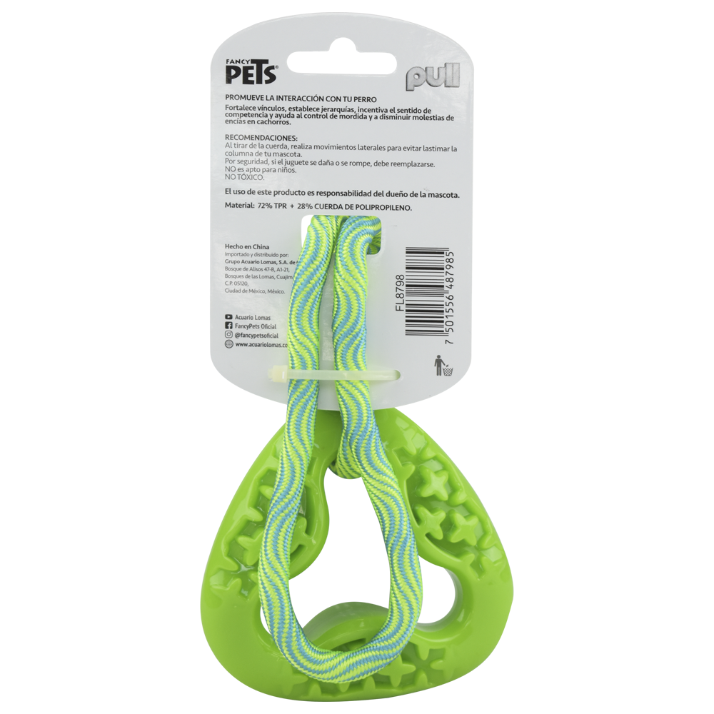 Fancy Pets Juguete Pull Eslabón con Cuerda para Perro