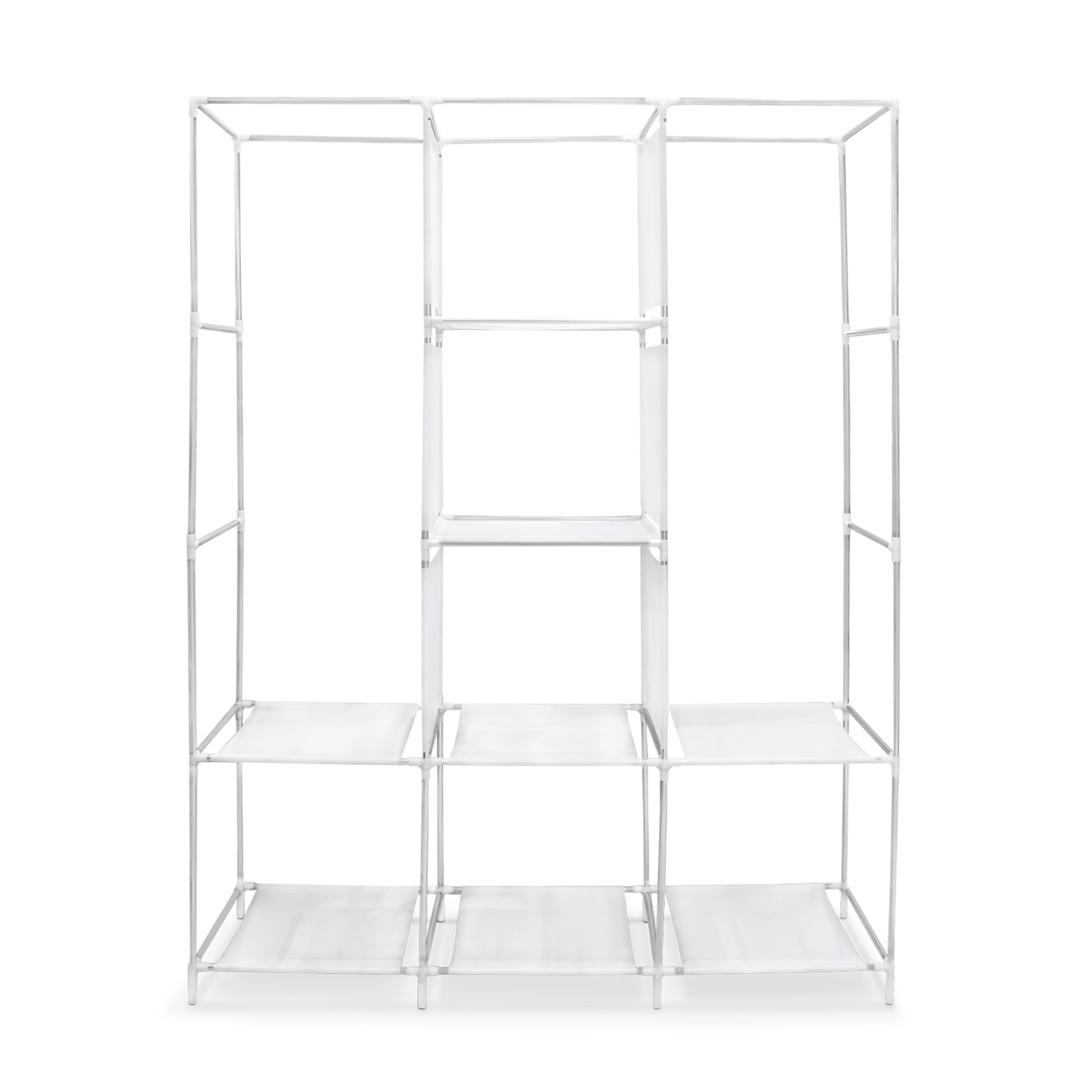 Closet Organizador de Ropa Armable Gris Grande