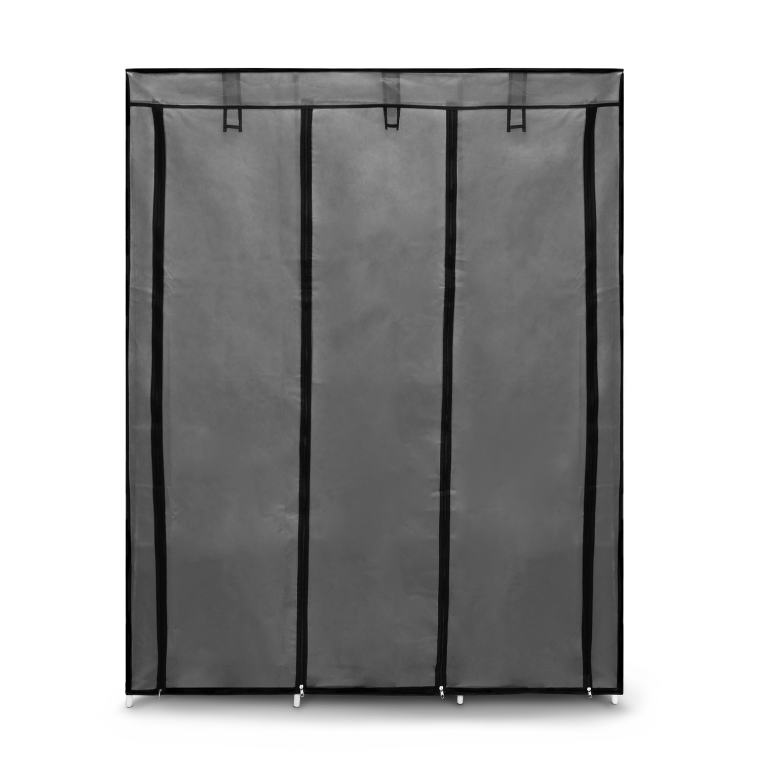 Closet Organizador de Ropa Armable Gris Grande