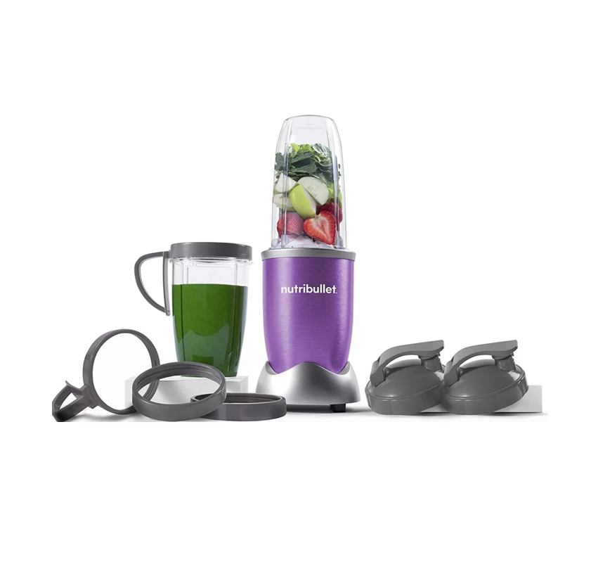 Licuadora Nutribullet 900w NB9-1301PUR 13 accesorios Morado