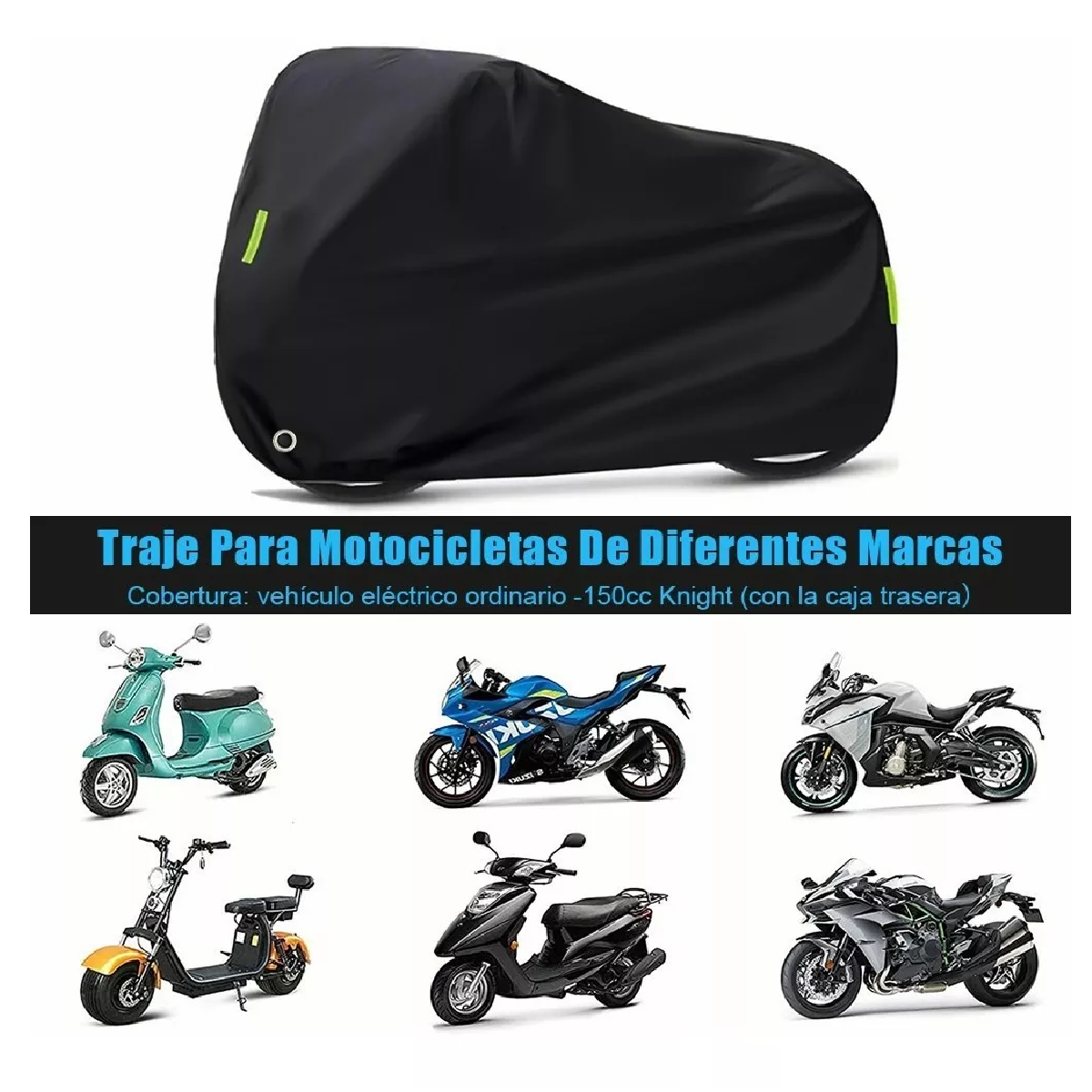 Funda Para Motocicleta Protección Solar Impermeable