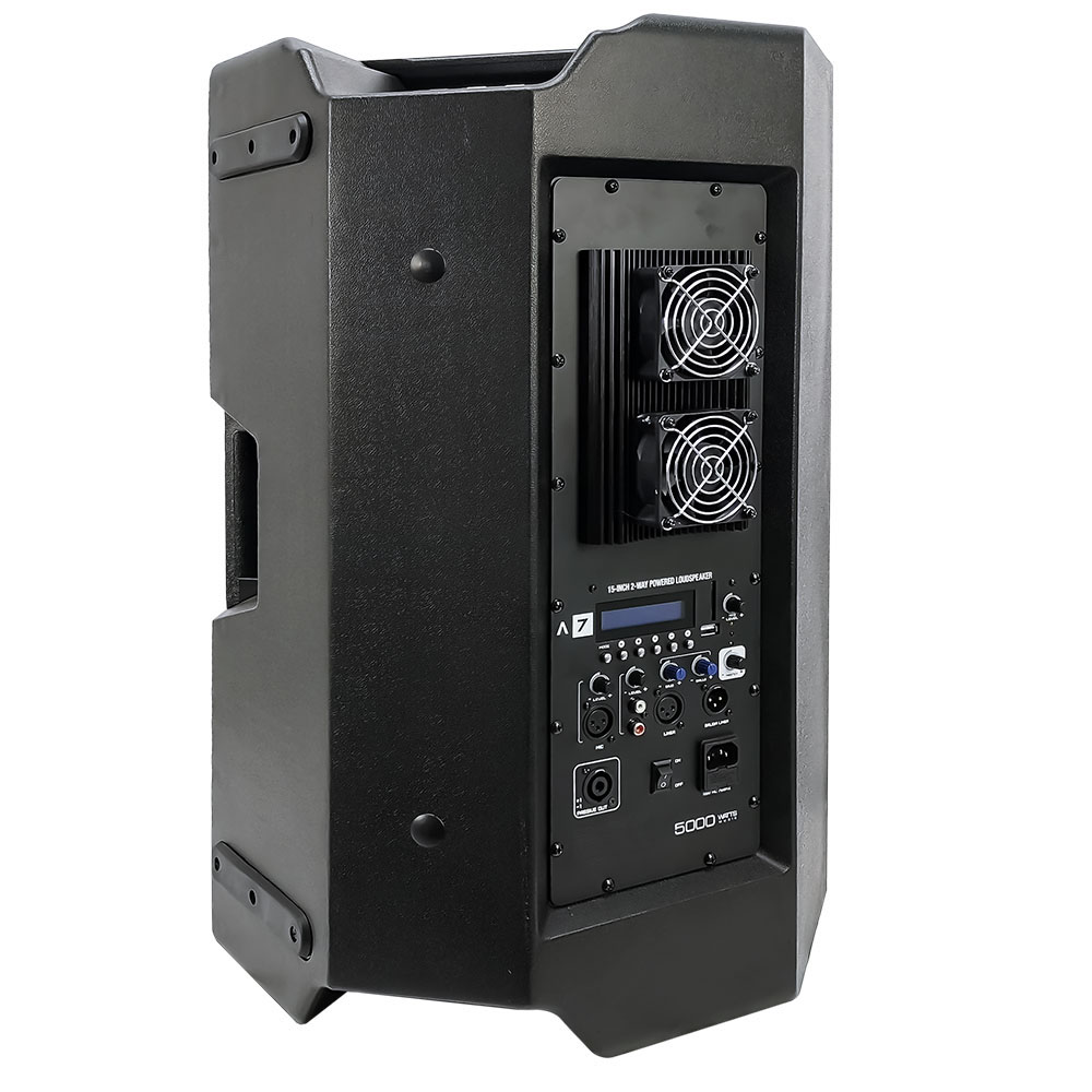 Bafle Profesional de 15 Pulgadas con 5000 Watts de Potencia Musical y Sistema Activo de Dos Vias con Rango Completo para un Sonido Inigualable de Gran Poder / Master / MA-DB15BT