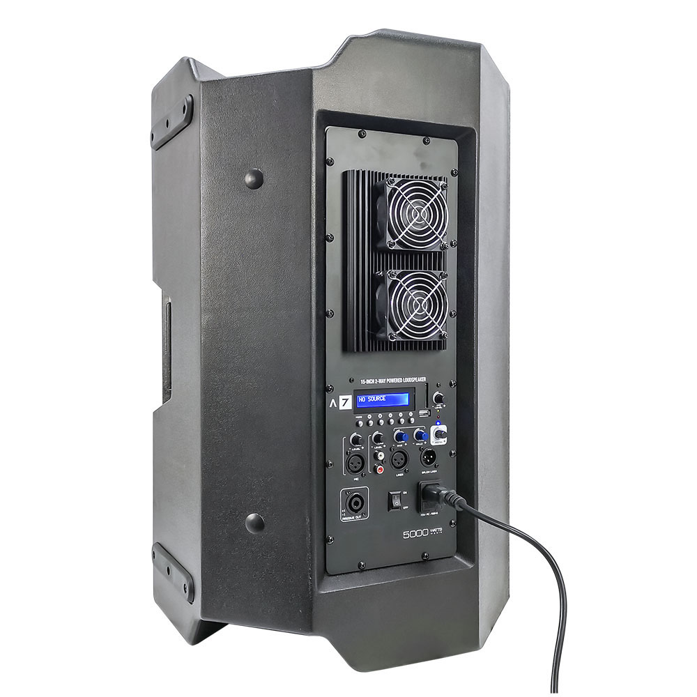 Bafle Profesional de 15 Pulgadas con 5000 Watts de Potencia Musical y Sistema Activo de Dos Vias con Rango Completo para un Sonido Inigualable de Gran Poder / Master / MA-DB15BT