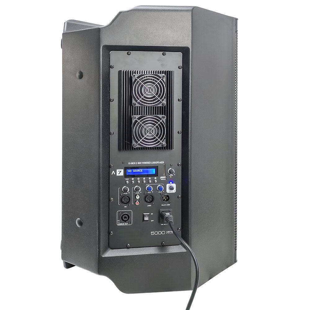 Bafle Profesional de 15 Pulgadas con 5000 Watts de Potencia Musical y Sistema Activo de Dos Vias con Rango Completo para un Sonido Inigualable de Gran Poder / Master / MA-DB15BT