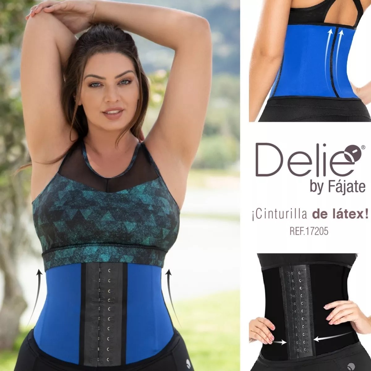 Faja Cinturilla Colombiana De Látex Deportiva Fajate Fajas Colombianas Cinturilla Deportiva Uso Diario Para Mujer