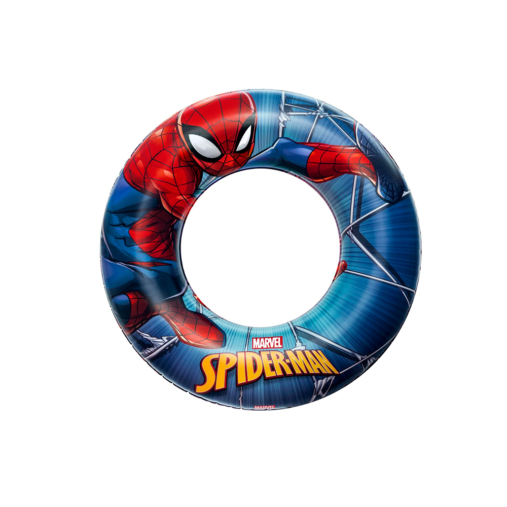 Salvavidas Inflable Infantil Bestway Dona De Spider-Man 56 Cm