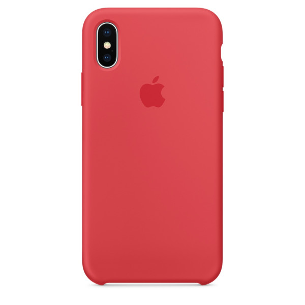 Funda de Silicon iPhone X - Rojo Frambuesa