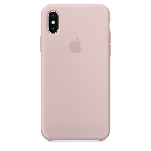 Funda de Silicon iPhone X - Arena Rosa