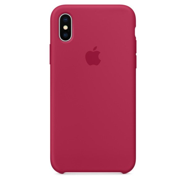 Funda de Silicon iPhone X - Rojo Rosado