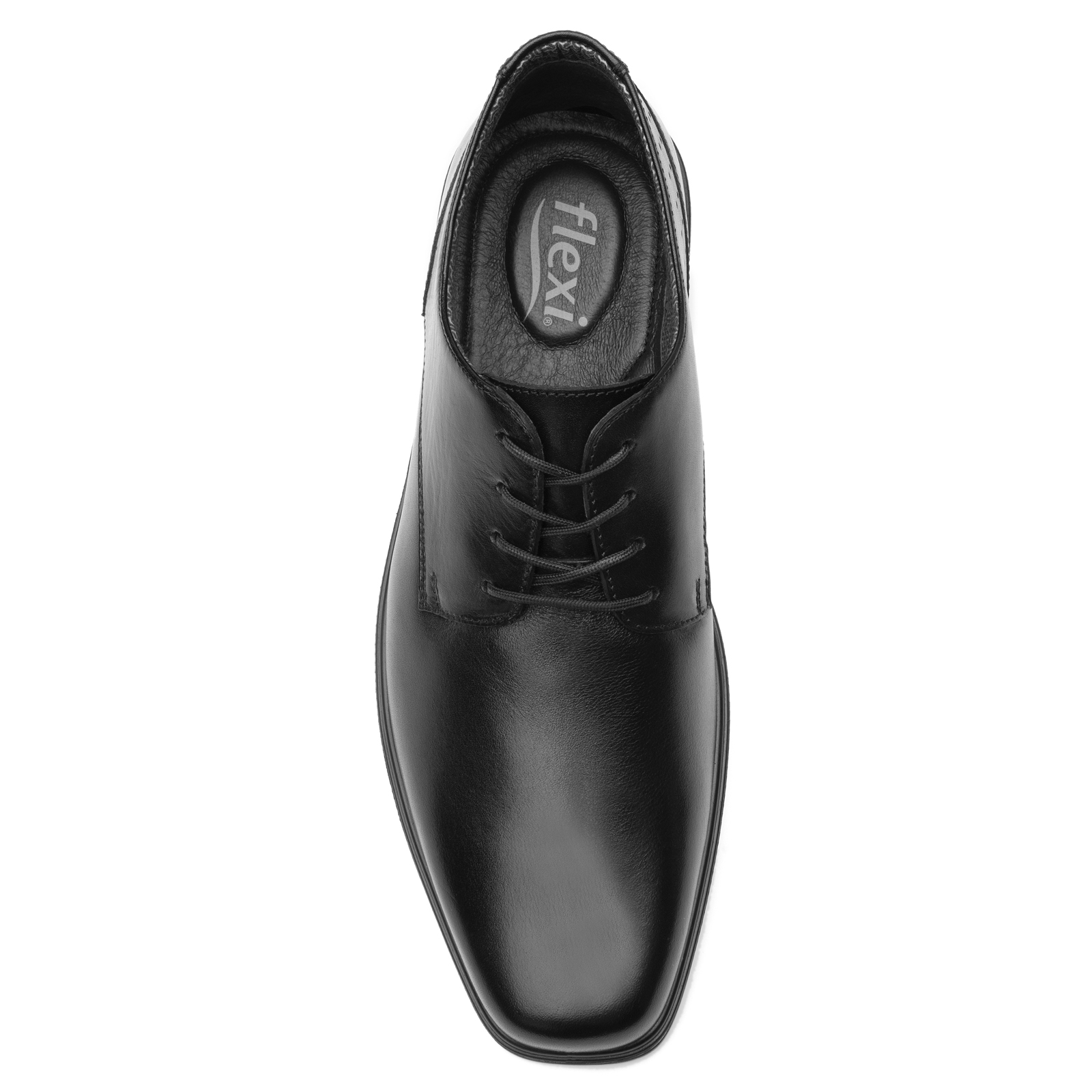 Zapato Derby De Caballero Walking Soft Flexi 406401 Negro Original