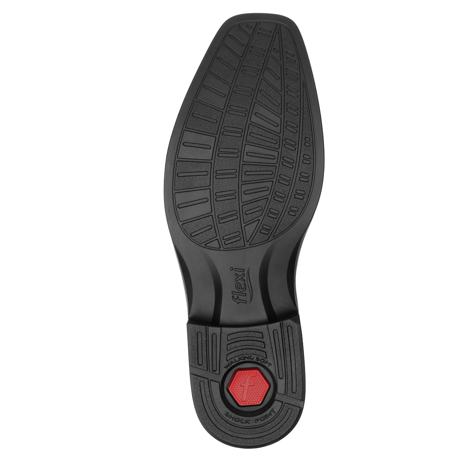 Zapato Derby De Caballero Walking Soft Flexi 406401 Negro Original