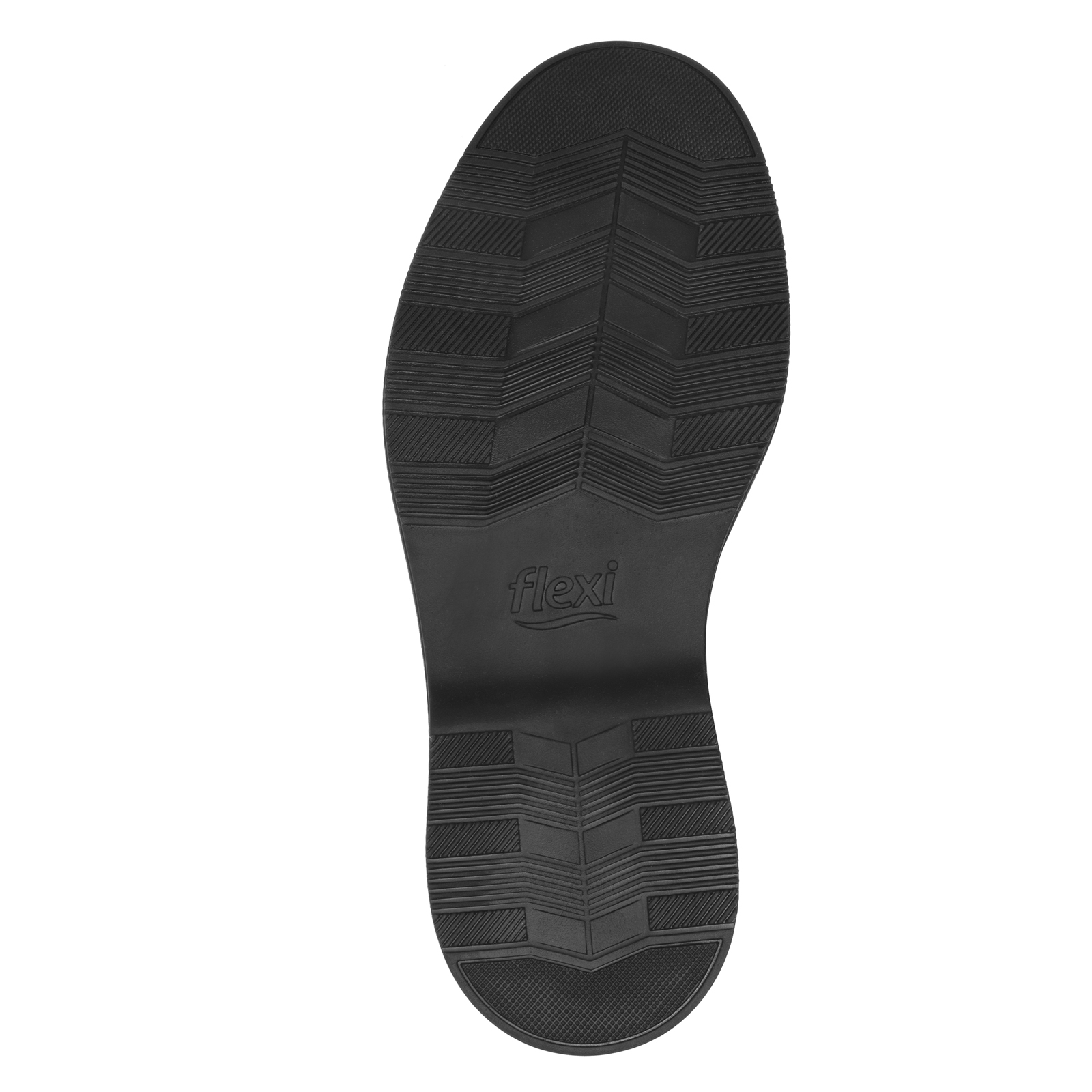 Zapato Derby Semi Vestir Flexi Hombre 412801 Negro Stretch