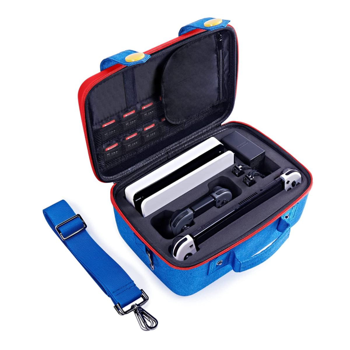 Estuche Completo Viajero (Mario) Compatible Nintendo Switch 