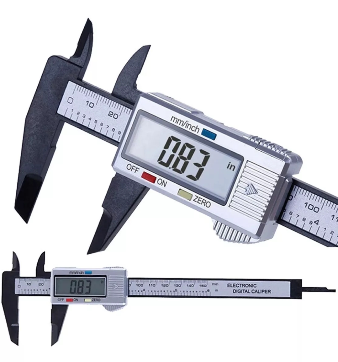 Calibrador Vernier Digital Lcd Pie Rey 15cm Acero Inoxidable