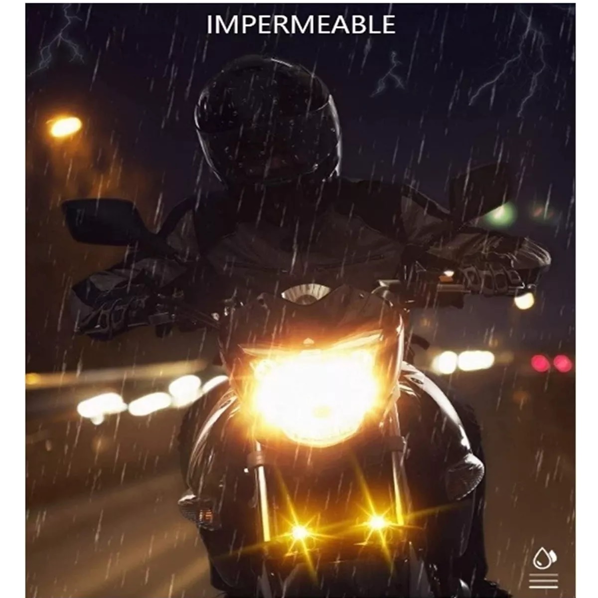 Faros De Niebla Led Para Motocicleta 60w Dos Colores 2piezas