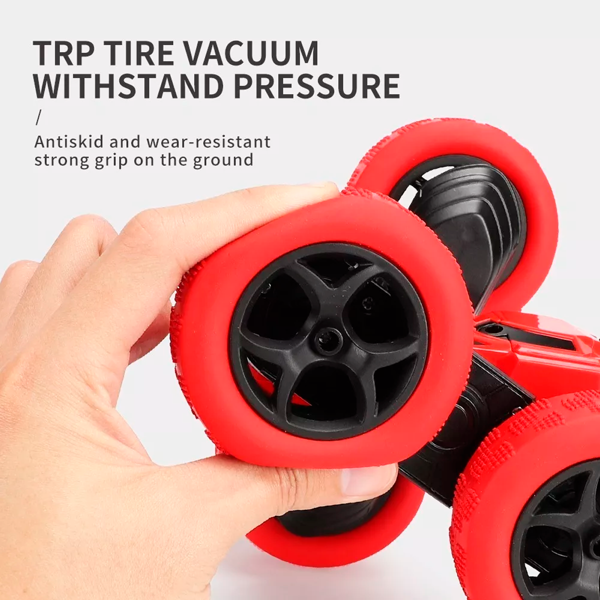 Carro a Control Remoto Coche Acrobático Recargable Resistente A Todo Terreno.