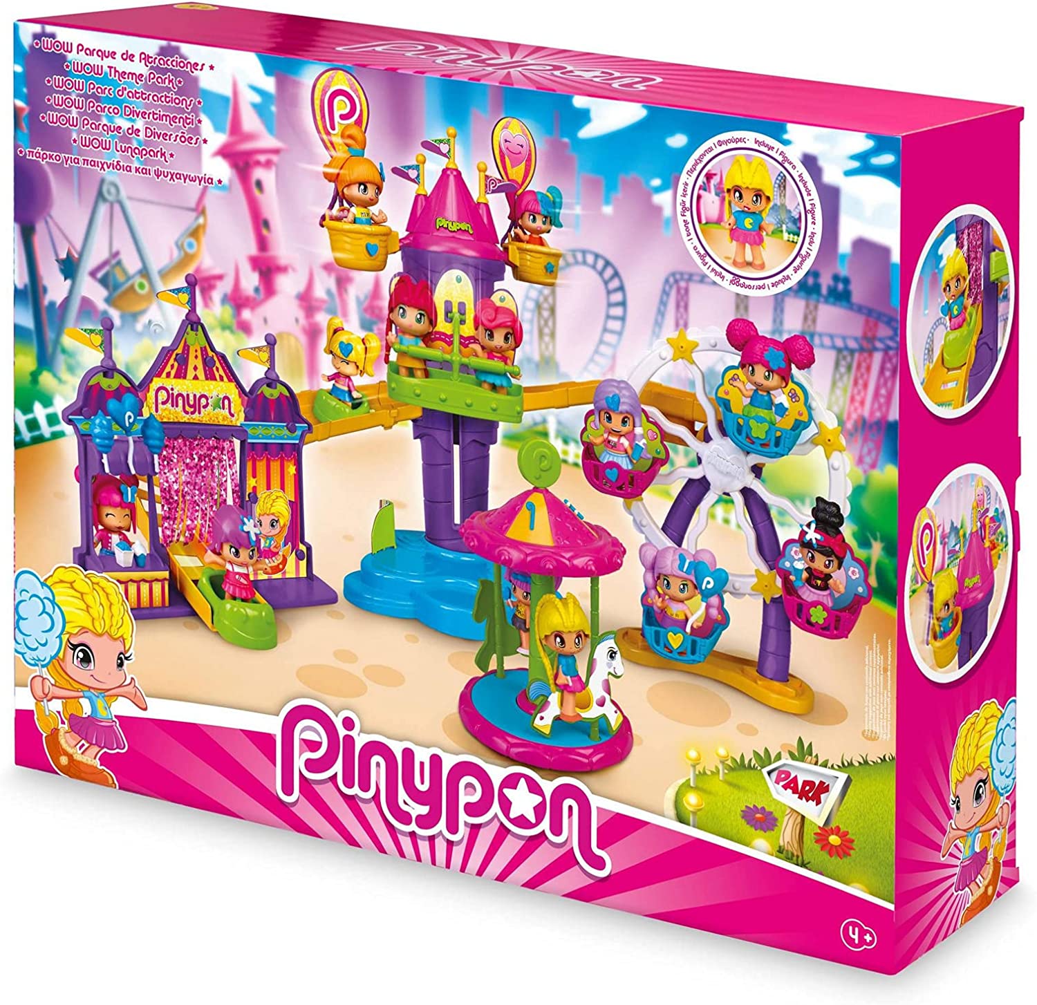 Pinypon Wow Parque Atracciones 20 Accesorios Famosa