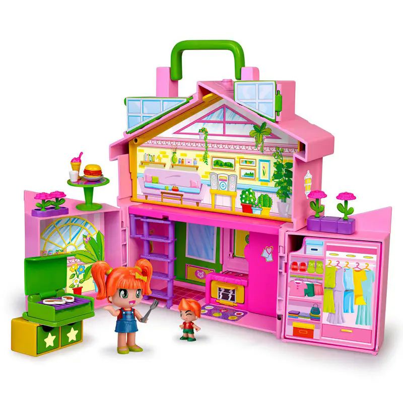 Pinypon La Casa Rosa Maletín Con +20 Accesorios