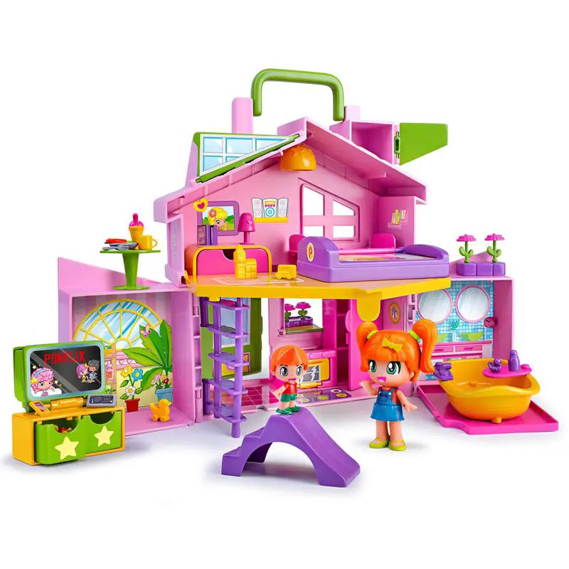 Pinypon La Casa Rosa Maletín Con +20 Accesorios