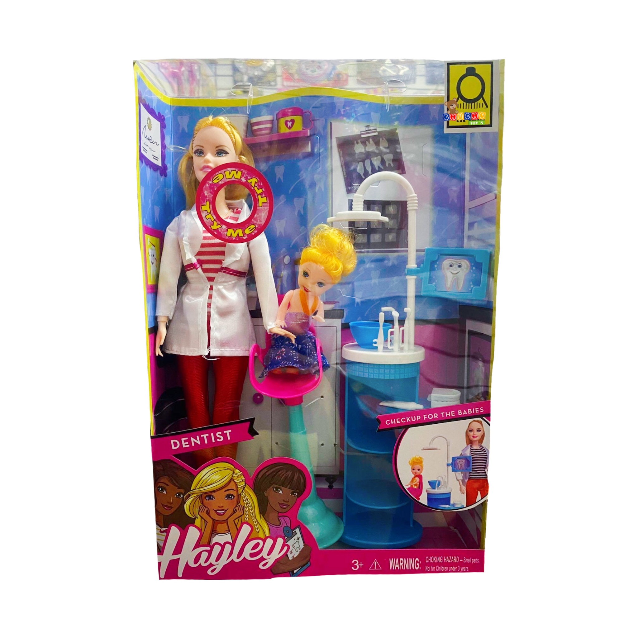 Muñeca Dentista Con Accesorios Hayley Musical Con Luz