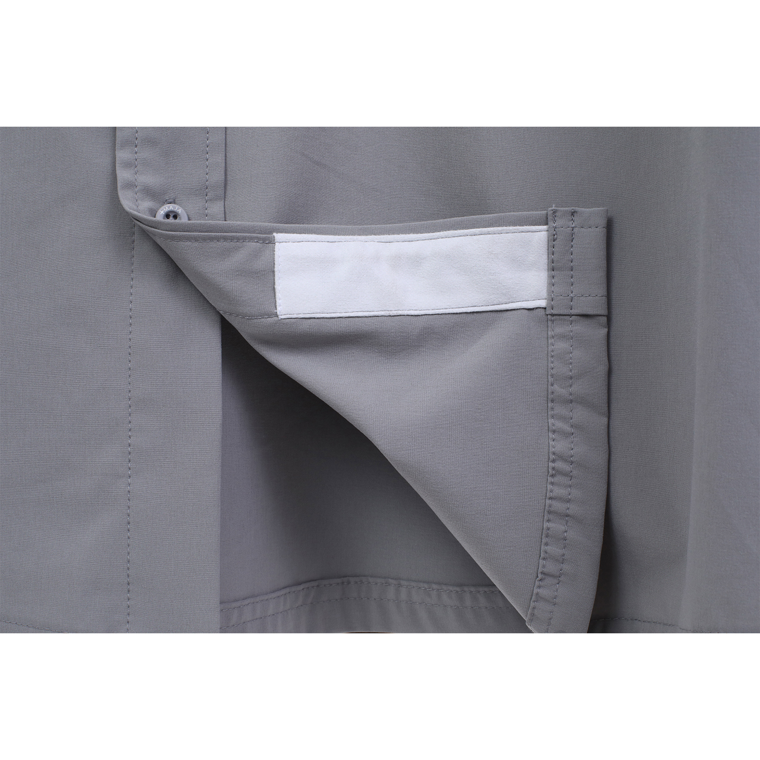 Camisa Outdoor Traveler Manga Larga Color Gris Claro MAJA para Hombre