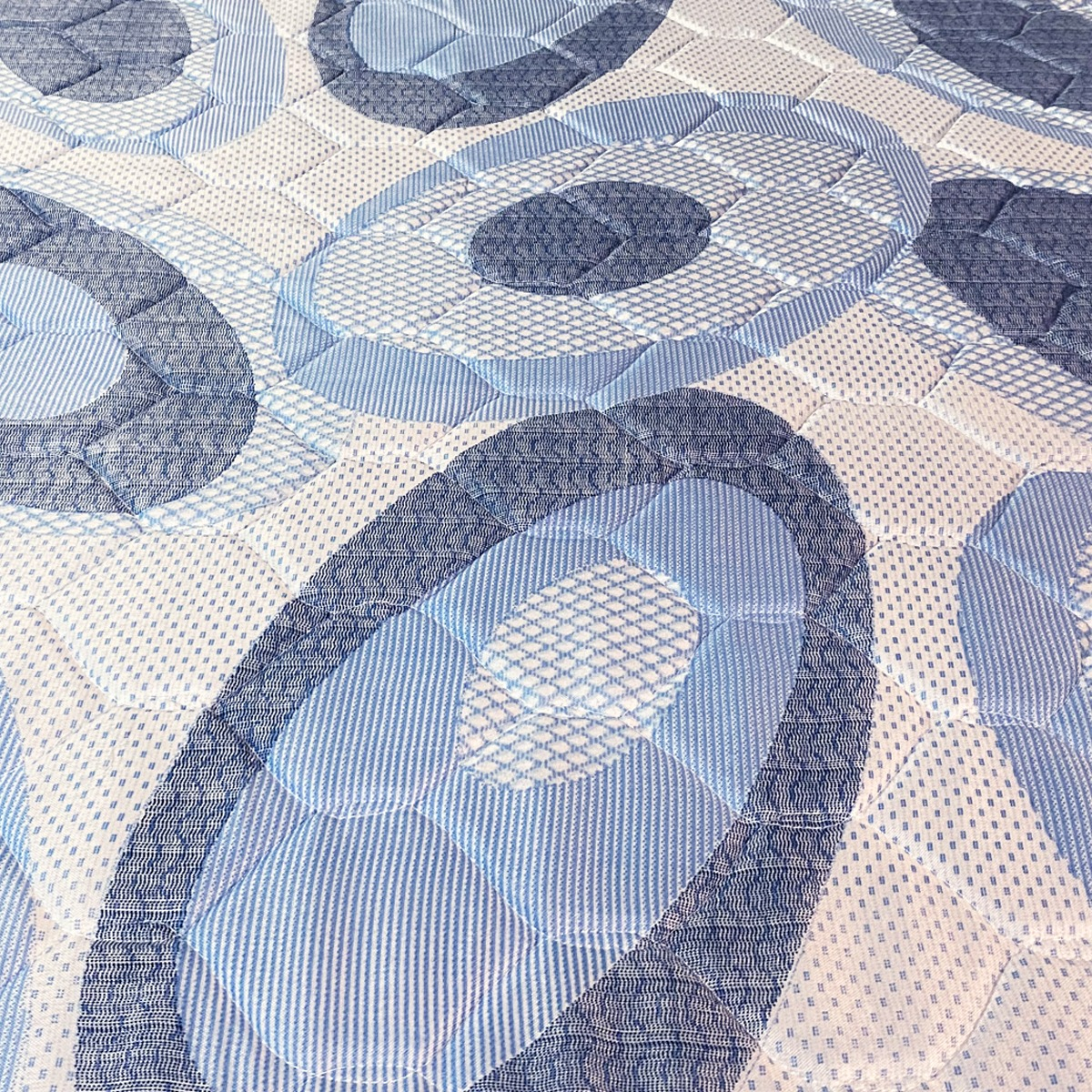 COLCHÓN HULE ESPUMA MATRIMONIAL AZUL