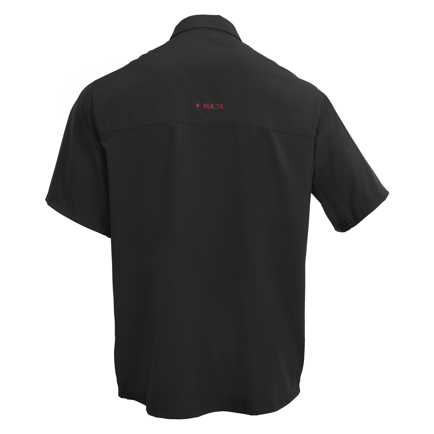 Camisa Outdoor Traveler Manga Corta Color Gris Oscuro MAJA para Hombre