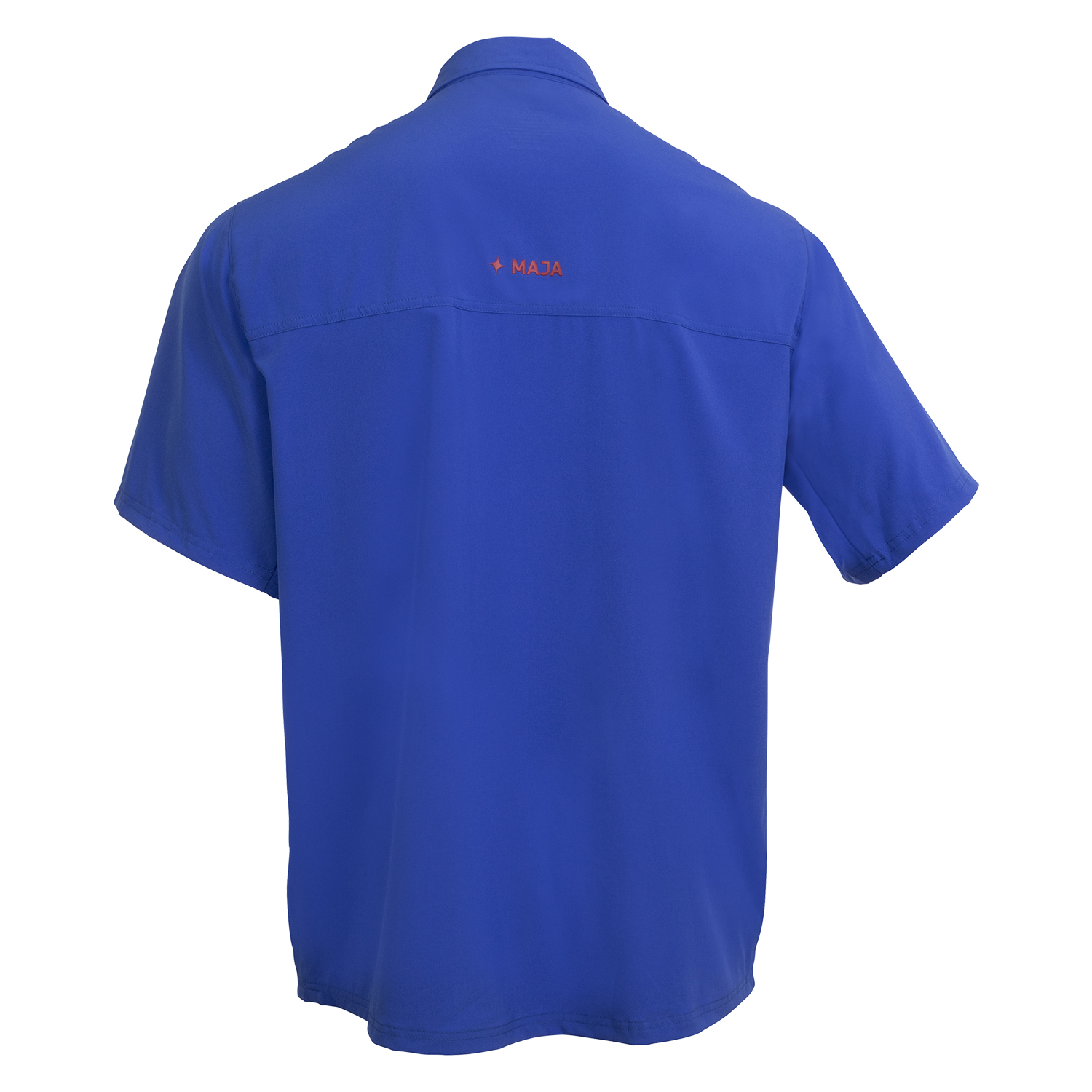 Camisa Outdoor Traveler Manga Corta Color Azul Rey MAJA para Hombre