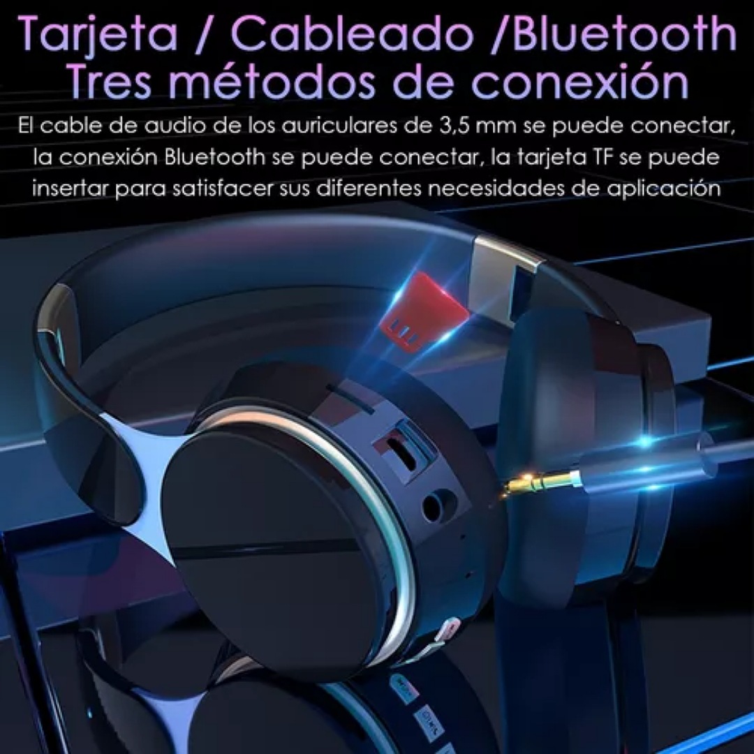 Audifonos Diadema Bluetooth 5.0 Inalámbricos Dura 20 Horas
