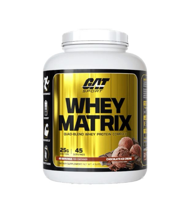 Proteina Whey Matrix Gat 4lb 2.06kg 45serv.